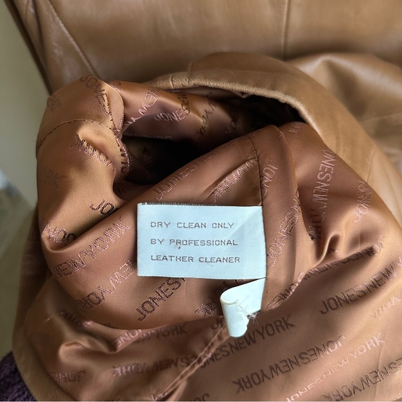 Brown Genuine Leather Coat - Picture 7 of 8